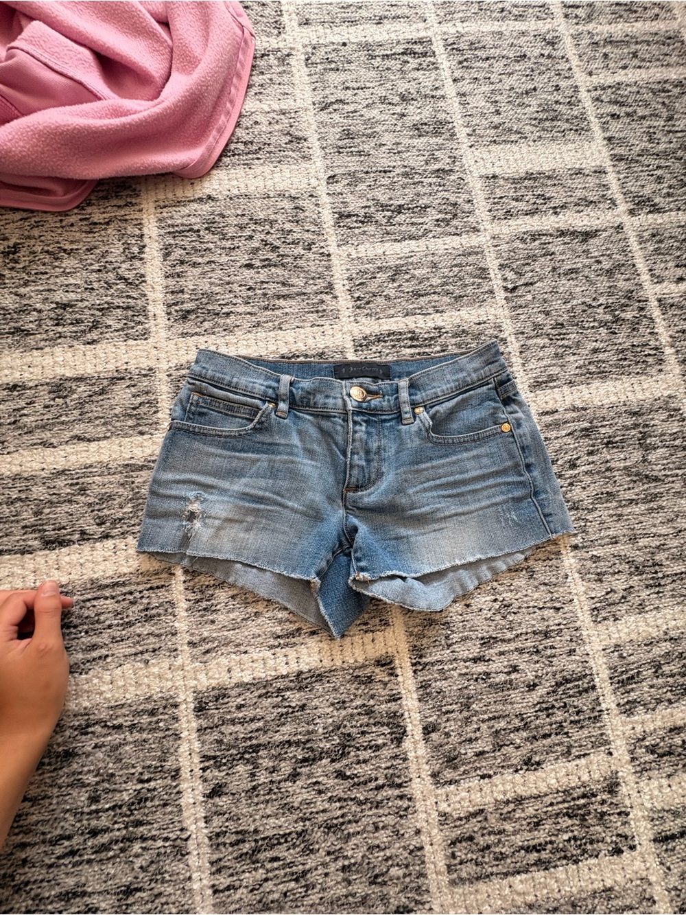 Women's vintage juicy couture cut off shorts low rise